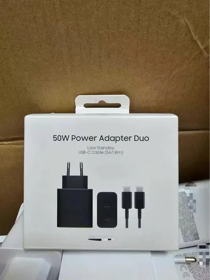 Factory OEM Original 50W Charger for Samsun Pd Power Adapter Duo USB