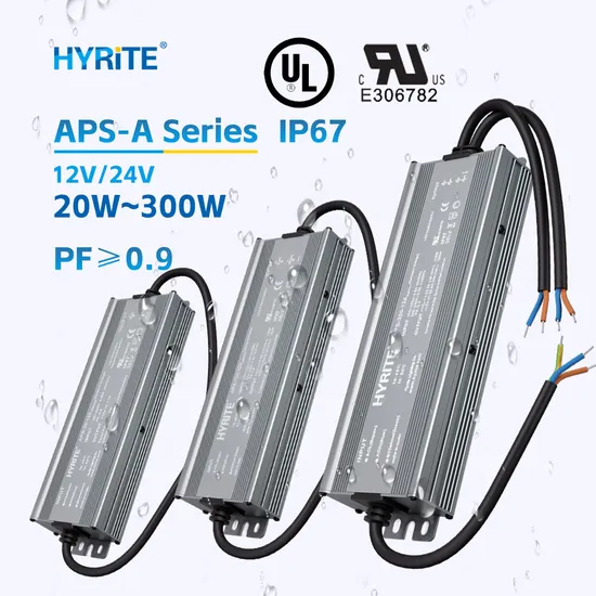 UL Certificate Universal Input Voltage IP67 CE 100V