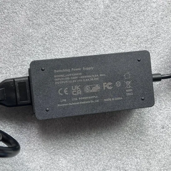 Jjy120030 Desktop Power Adapter Supply 12V 3A 
