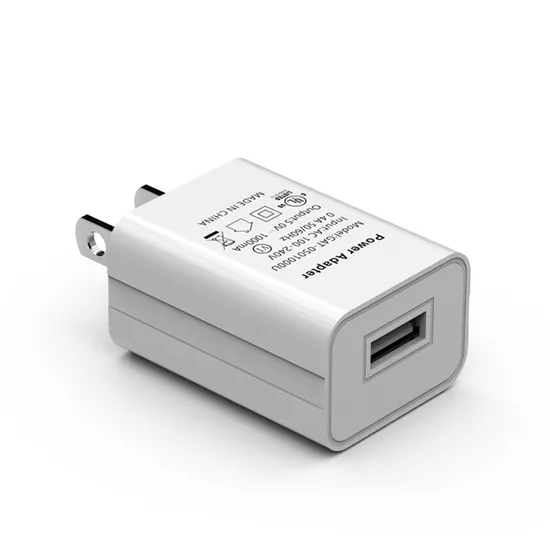 Us Plug 5V 1A 2A 2.4A 2.5A USB Charger Wall Mount Cell Phone Charger with UL FCC Certificates 